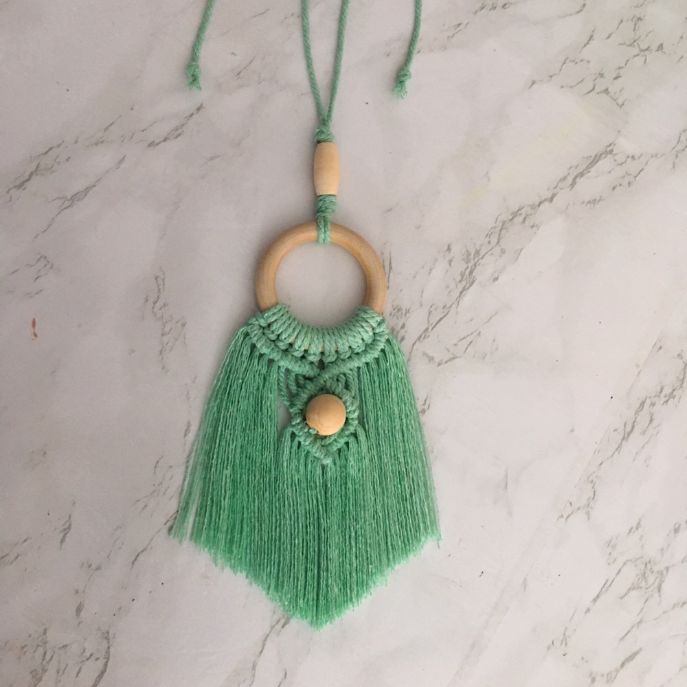 Handmade review mirror decor